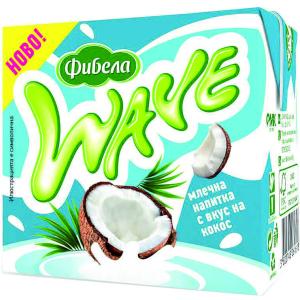 ФИБЕЛА WAVE ПЛОДОВО МЛЯКО 0.500 КОКОС
