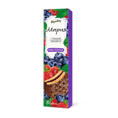 ТУНКВАНИ СЛЕПЕНИ БИСКВИТИ МАРИЯ 0.200 СЪС СЛАДКО ОТ ГОРСКИ ПЛОД