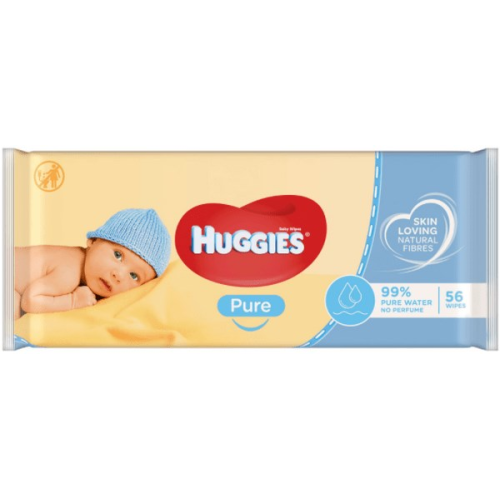 МОКРИ КЪРПИ HUGIES 56бр 99пр PURE WATER /0039/