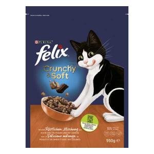 ФЕЛИКС CRUNCHYиSOFT 0.950 ПИЛЕ/ПУЙКА/ЗЕЛЕНЧУЦИ