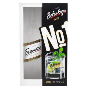 ВОДКА БЕЛЕНЬКАЯ ЗОЛОТАЯ 0.700 С ЧАША