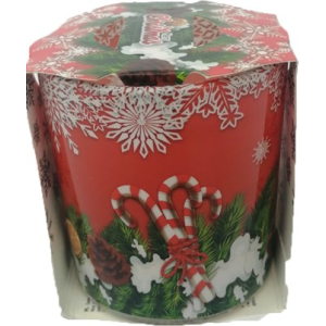 АРОМАТНА СВЕЩ В ТЯСНА ЧАША ЗАХАРНО БАСТУНЧЕ