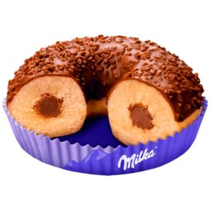 ДОНАТ MILKA С ШОКОЛАД И ПОРЪСКА