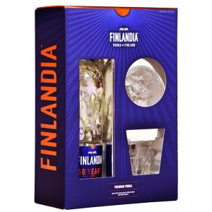 ВОДКА ФИНЛАНДИЯ 0.700 + 2 ЧАШИ