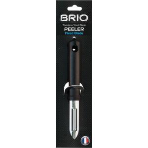 БРИО БЕЛАЧКА С НЕПОДВИЖНО НОЖЧЕ - ЧЕРНА ДРЪЖКА