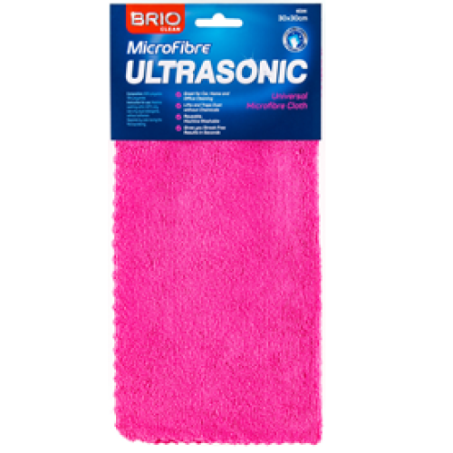 БРИО МИКРОФИБЪРНА КЪРПА УНИВЕРСАЛНА ULTRASONIC ЦИКЛАМА-30Х30СМ MC-001 SC55