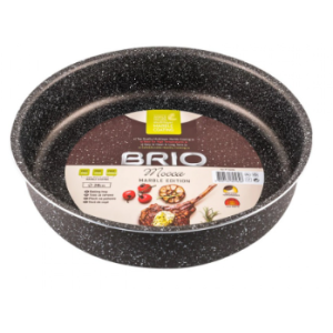 БРИО MOCCA MARBLE EDITION - ТАВА С НЕЗАЛЕПВАЩО ПОКРИТИЕ - КРЪГЛА - 28СМ