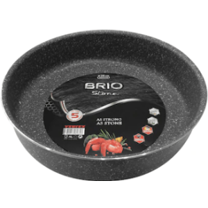 БРИО STONE - ТАВА С НЕЗАЛЕПВАЩО ПОКРИТИЕ - КРЪГЛА 30СМ
