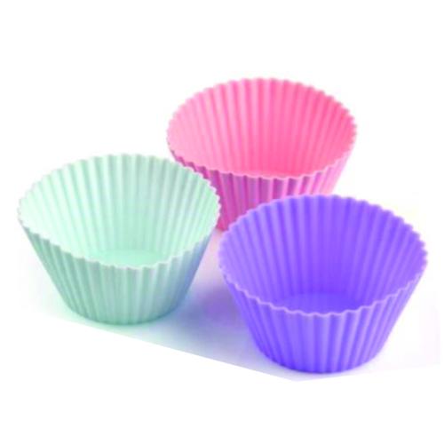 БРИО BAST PLASTIC - КОМПЛЕКТ СИЛИКОНОВИ ФОРМИ ЗА МЪФИНИ - 6БР - 7Х6СМ - BRNS.50550