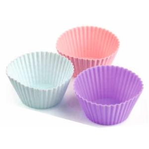БРИО BAST PLASTIC - КОМПЛЕКТ СИЛИКОНОВИ ФОРМИ ЗА МЪФИНИ - 6БР - 7Х6СМ - BRNS.50550