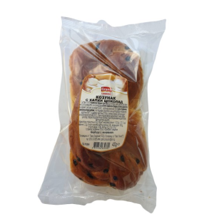 ГРАНД КОМЕРС КОЗУНАК 0.400 С КАПКИ ШОКОЛАД/0380/