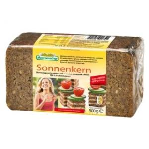 ПЪЛНОЗЪРНЕСТ ХЛЯБ СЪС СЛЪНЧОГЛЕДОВИ СЕМКИ 0.500