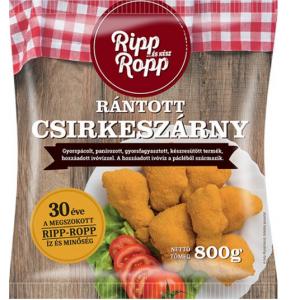 RIPP ROPP ЗАМРАЗЕНИ ПАНИРАНИ ПИКАНТНИ ПИЛЕШКИ КРИЛЦА 0.600