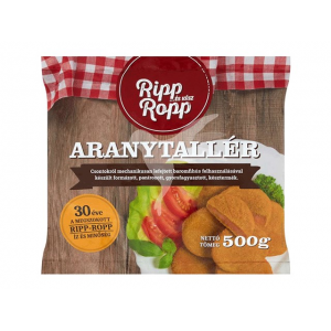 RIPP ROPP ЗАМРАЗЕНИ ПАНИРАНИ ПИЛЕШКИ БУРГЕРИ 0.500