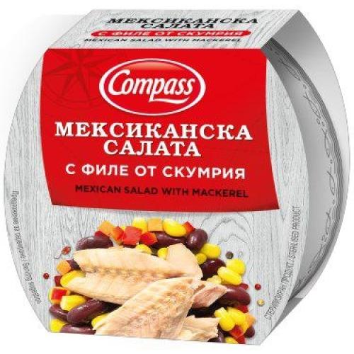 КОМПАС САЛАТА МЕКСИКАНСКА С ФИЛЕ ОТ СКУМРИЯ 0.160