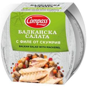 КОМПАС САЛАТА БАЛКАНСКА С ФИЛЕ ОТ СКУМРИЯ 0.160