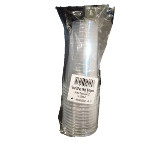 ПЛАСТИК ПВЦ ЧАШИ 0.330 КРИСТАЛ 18бр