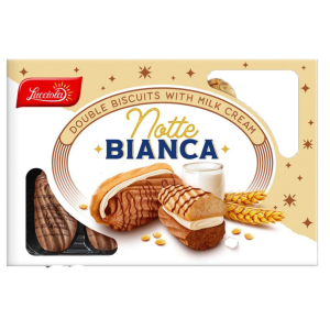 СВЕТЛИНА ДВОЙНА БИСКВИТА С МЛЕЧЕН КРЕМ NOTTE BIANCA 0.200