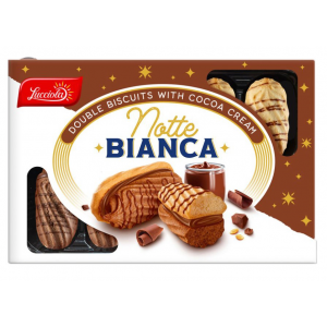 СВЕТЛИНА ДВОЙНА БИСКВИТА С КАКАОВ КРЕМ NOTTE BIANCA 0.200