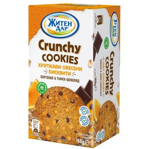 Б-ТИ ЖИТЕН ДАР ХРУПКАВИ 0.160 ПОРТОКАЛ И ШОКОЛАД