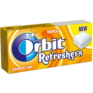 ОРБИТ РЕФРЕШЪРС ТРОПИКАЛ 7 ДРАЖЕТА