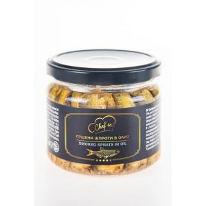 ПУШЕНИ ШПРОТИ В ОЛИО Chef is… 0.250
