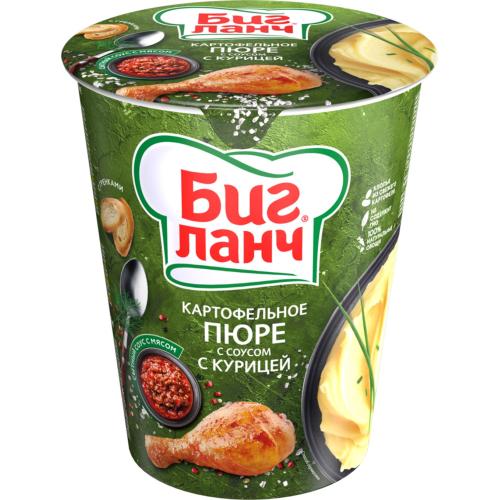 БИГ ЛАНЧ ИНСТАНТНО КАРТОФЕНО ПЮРЕ 0.050 СЪС СОС С ПИЛЕШКО МЕСО /0995/