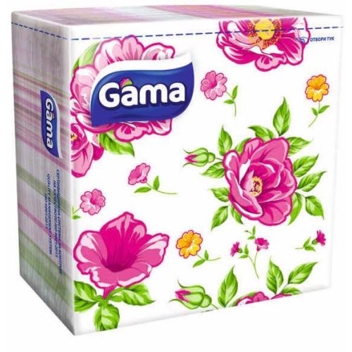 ГАМА САЛФЕТКИ 28/28 ПЕЧАТ 60бр /0114/ ГАМА САЛФЕТКИ 28/28 ПЕЧАТ 60бр /0114/