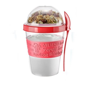 БРИО - КОМПЛЕКТ ЧАША С КАПАК + ЛЪЖИЦА TAKE AND GO AP-9199