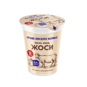 ЖОСИ КРАВЕ КИСЕЛО МЛЯКО 3.6% 0.400