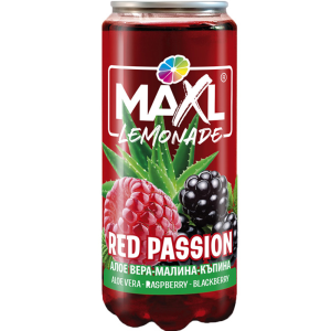 РАДУЛОВ MAXL 0.330 КЕН АЛОЕ ВЕРА/МАЛИНА/КЪПИНА РЕТ ГАЗИРАН