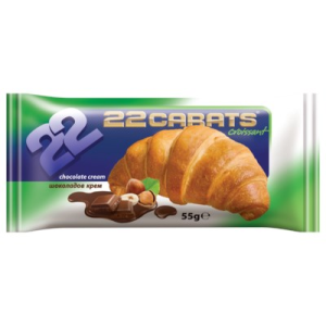 СУИТ КРОАСАН 22 КАРАТА 0.055 С КАКАОВ КРЕМ