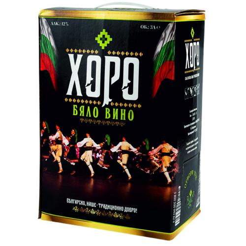 ВП ПАЗАРДЖИК ВИНО ХОРО 3л БЯЛО