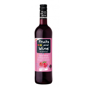 НАПИТКА FRUITS AND WINE ЧЕРВЕНО МАЛИНА 0.750