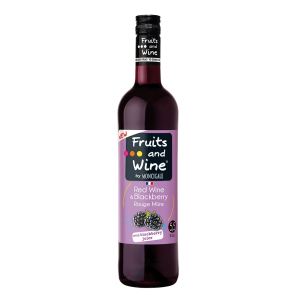 НАПИТКА FRUITS AND WINE ЧЕРВЕНО КЪПИНА 0.750