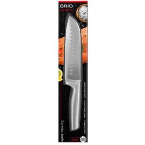 BRIO METALLICA - НОЖ SANTOKU 18,5СМ, ИНОКСОВА ДРЪЖКА, КУТИЯ