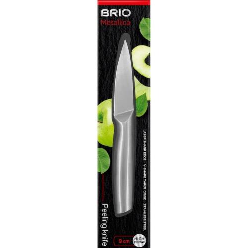 BRIO METALLICA - НОЖ ЗА БЕЛЕНЕ 9СМ, ИНОКСОВА ДРЪЖКА, КУТИЯ