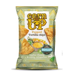 ЦАРЕВИЧЕН ТОРТИЛА ЧИПС RICE UP 0.060 НАЧО СИРЕНЕ И ХАЛАПЕВЬО /5366/