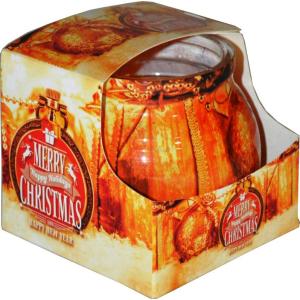 АРОМАТНА СВЕЩ ЧАША 0.085 КОЛЕДНО ЗЛАТО