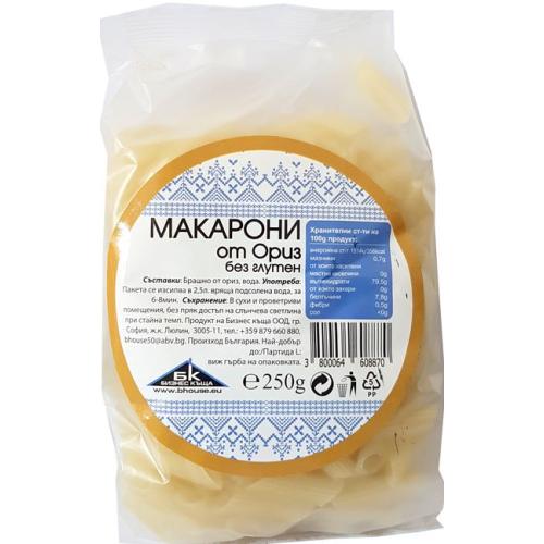 БК МАКАРОНИ ОТ ОРИЗ БЕЗ ГЛУТЕН 0.250