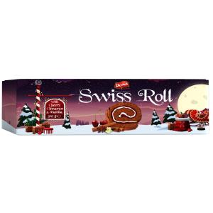 ДОМА РУЛО XMAS 0.300 ЧЕРНИ ЧЕРЕШИ И КАНЕЛА ДЕКОРАЦИЯ