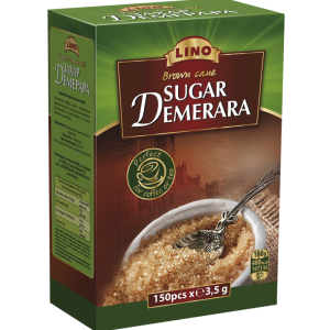 ЛИНО КАФЯВА ЗАХАР ДЕМЕРАРА 150брх3.5гр