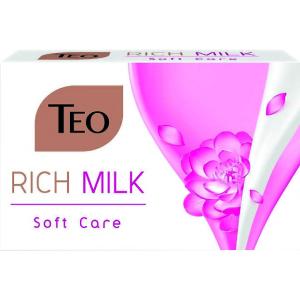 ТЕО RICH MILK САПУН MR SOFT CARE 0.090 РОЗОВ /7381/