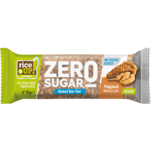 RICEUP ZERO SUGAR GLUTEN FREE ОВЕСЕН БАР ОРЕХОВ ПАЙ 70G