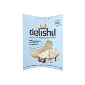 Сирене/ деликатес от заквасено кашу с манатарки и мащерка 100g ВЕГАН