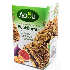 Б-ТИ ДОБИ 0.150 ЛИМЕЦ/СМОКИНИ/ОРЕХИ ПЪЛНОЗЪРНЕСТИ