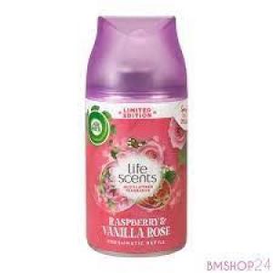 АРОМАТИЗАТОР AIR WICK 250мл ПЪЛНИТЕЛ МАЛИНА И ВАНИЛИЯ