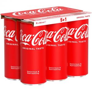 КОКА КОЛА МУЛТИПАК 5+1 0.330 КЕН