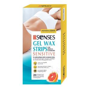ГЕЛ депил ленти БИКИНИ SENSES 20бр