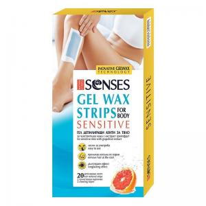 ГЕЛ депил ленти ТЯЛО SENSES 20бр